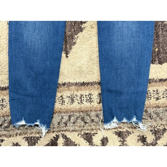 Women’s juniors American Eagle dream Jeans Curvy high rise jegging 00 distressed - Picture 5 of 5